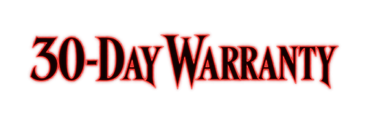 30-Day Warranty/Guarantee